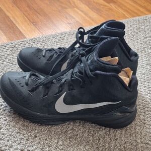 Nike Black and White High-Top Sneakers